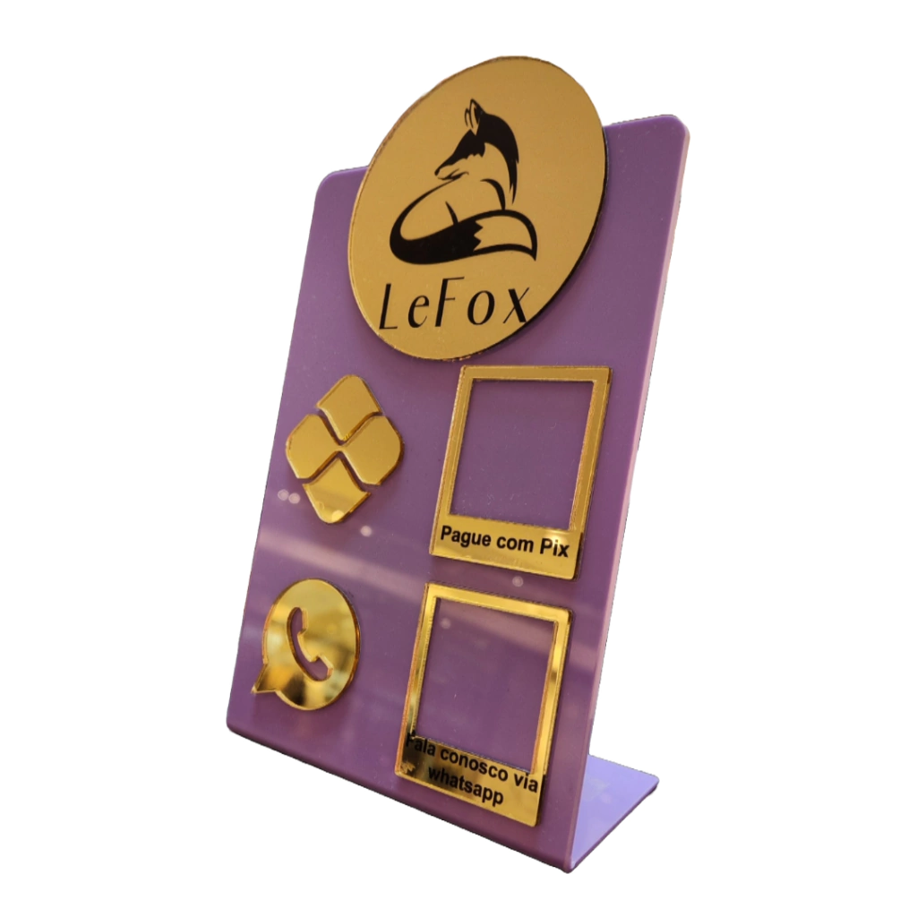 Placa 2 QR Code (foto)