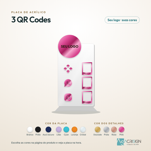 [PL3QRC] Placa 3 QR Code